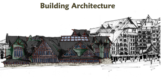 What the architecture may look like in the proposed village.