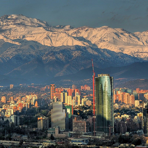 What Santiago looks like without smog.