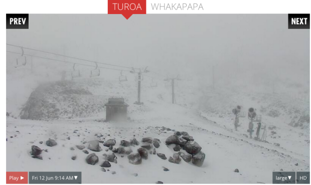 Turoa ski resort today.