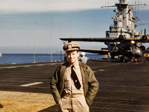 Dick Bass in the US Navy.