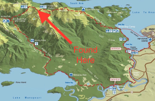 Approximate location of the two avalanche victims.
