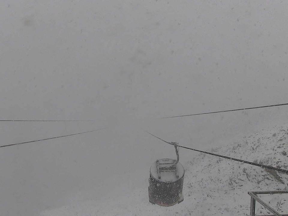 The top of Lone Peak right now on our Tram Cam at 11,166 feet! 