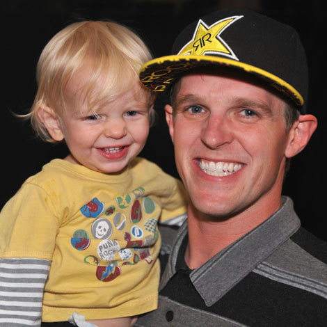 Eric Roner and son.
