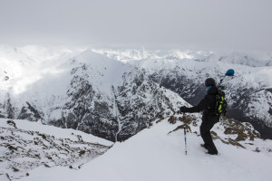 Looking into the Bariloche backcountry 