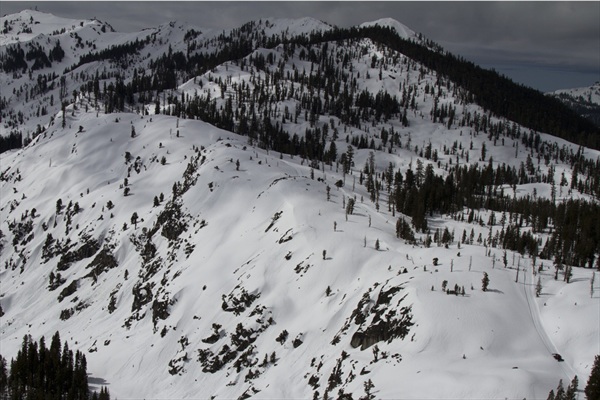 Some of the terrain at White Wolf, CA. photo: snowbrains