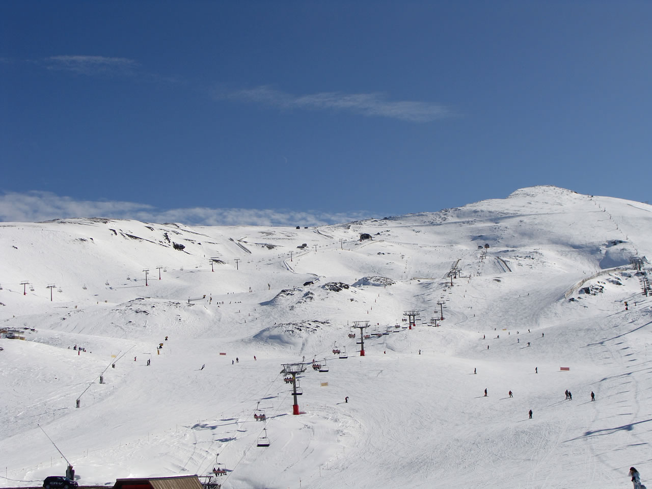 Stock photo of Sierra Nevada ski station, Spain