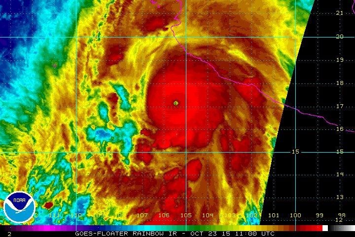 Hurricane Patricia info.