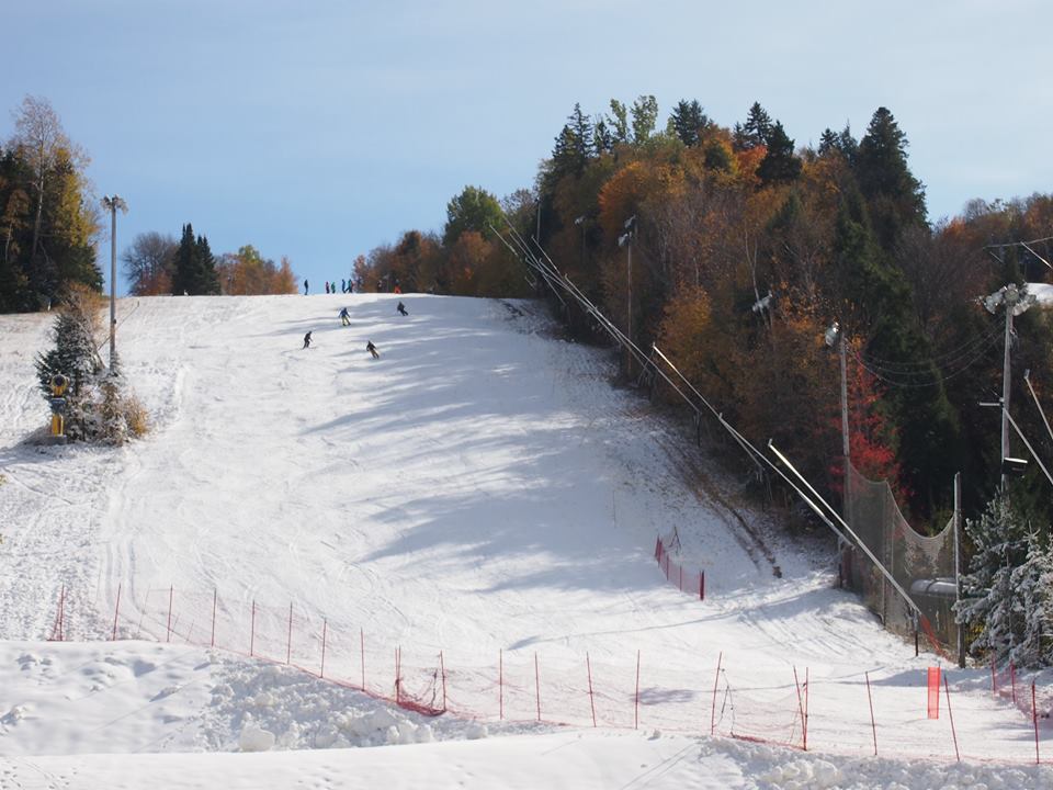 Mont Saint-Sauveur, Canada on opening day, Oct. 19th, 2015.