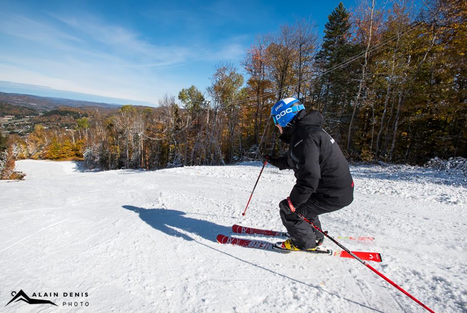 Mont Saint-Sauveur, Canada on opening day, Oct. 19th, 2015.