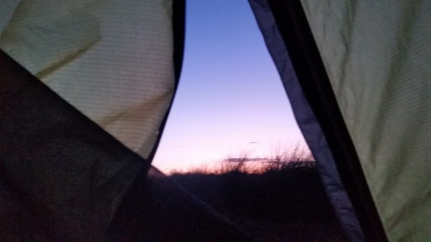 Waking up to a beautiful sunrise in Abel Tasman National Park