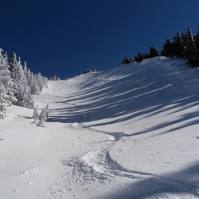 Runs like Devils Backbone are just one of the many reasons you want to head for Northwest when the skiing is good. 