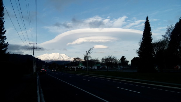 Evening view from Ohakune