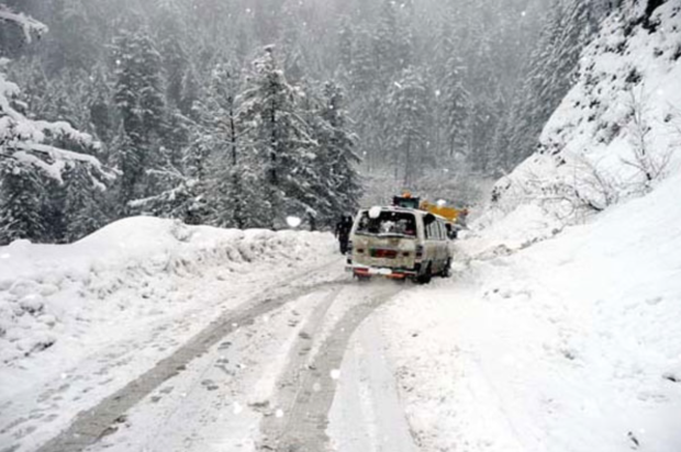 As of Monday rescue efforts were underway to clear the road and remove the stranded tourists 