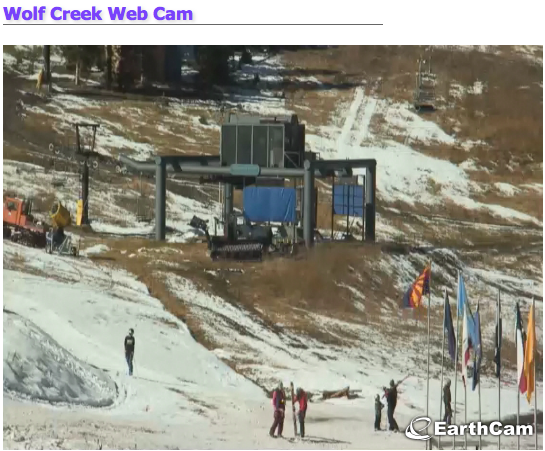 Wolf Creek, CO today at 2pm