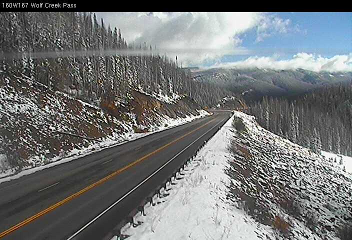 Wolf Creek Pass, CO this morning.