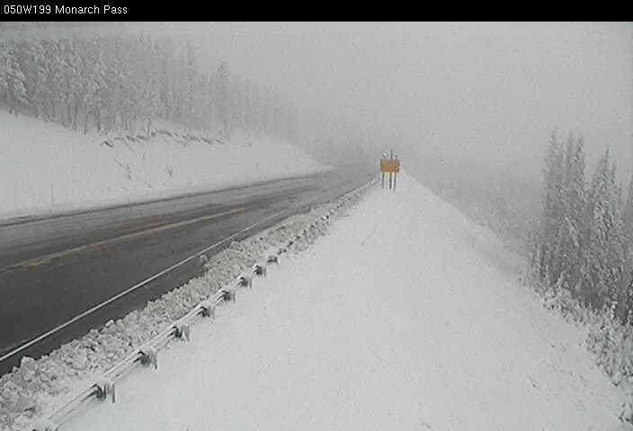 Monarch Pass, CO this morning.