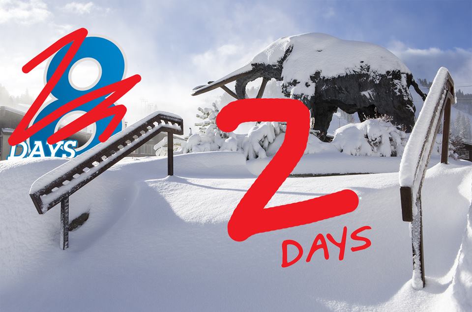 Mammoth opens on Thursday!!