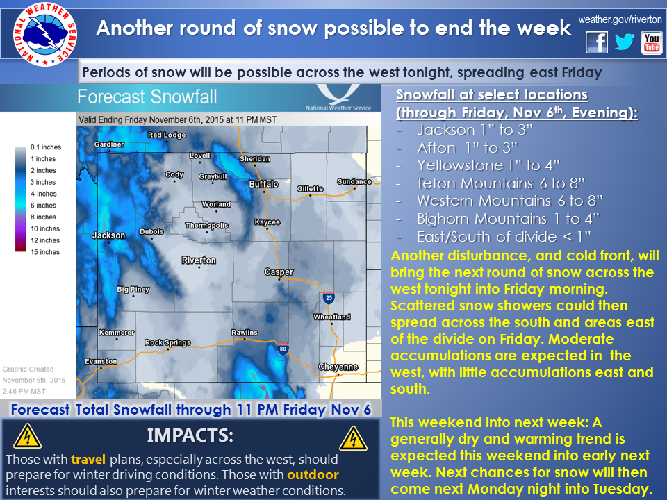 6-8" of snow for the Tetons! image: noaa
