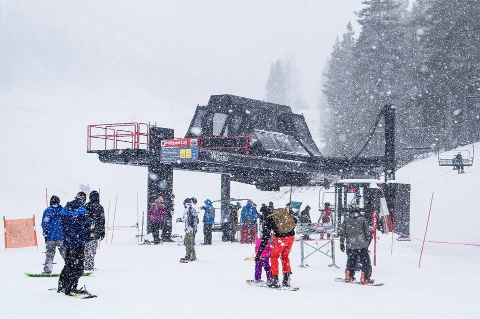 Mt. Rose in Lake Tahoe, NV in a snow storm that dropped 9-12" on November 9th. photo: mt. rose