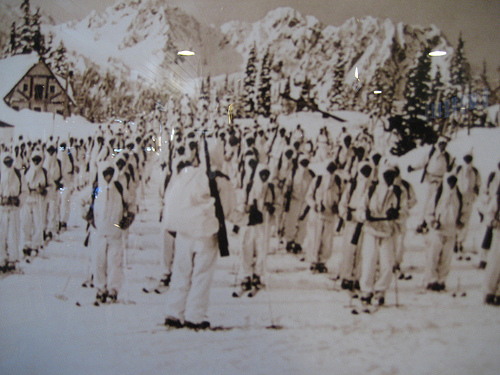 10th Mountain Division training at Mt. Rainier, WA