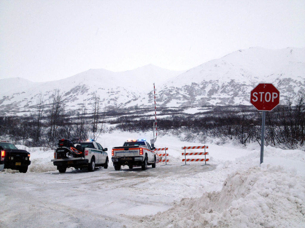 Hatcher Pass road is closed. photo from Tuesday by Fronteirsman.com