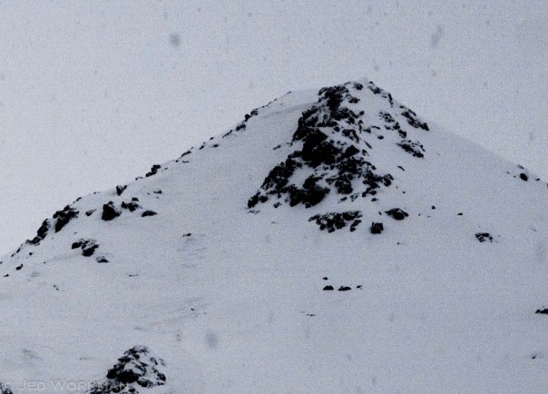 Photo of the avalanche on Skyscraper off Hatcher Pass, AK yesterday. photo: jeb workman/HPAC