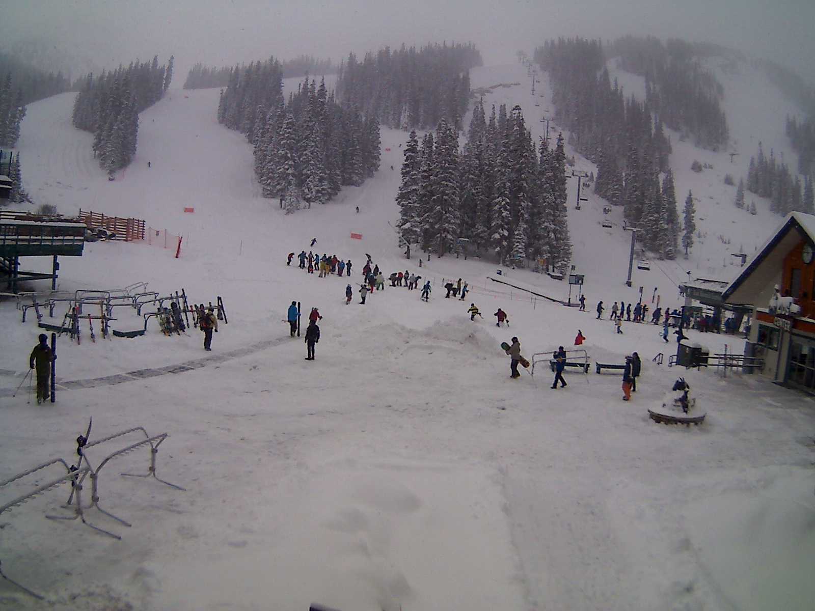 Arapahoe Basin, CO this morning with 10" of new snow.