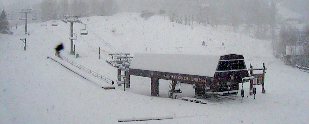 Beaver Creek, CO this morning with 9″ of new snow.