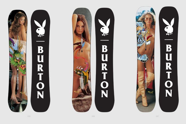 Burton's Playboy snowboards
