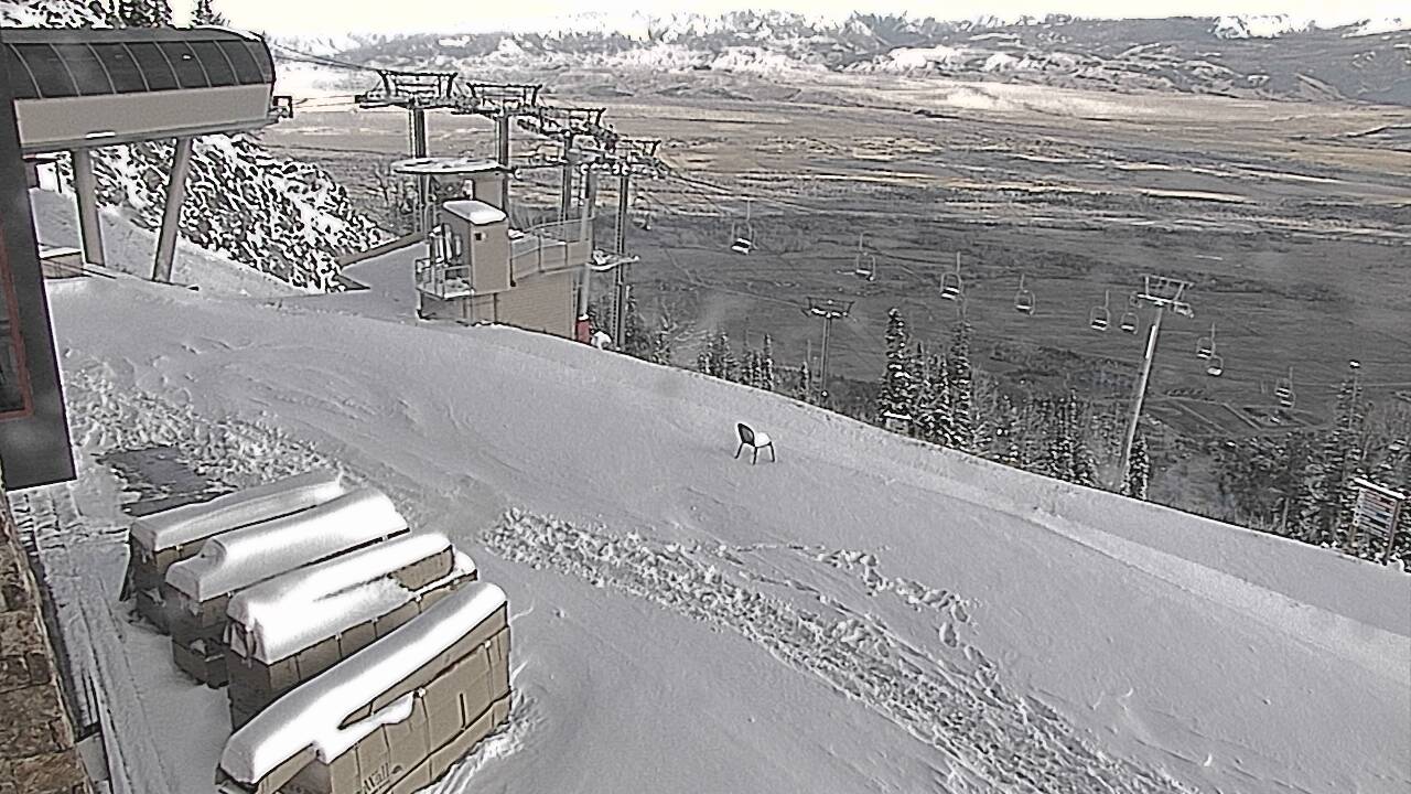 The Deck at Jackson Hole at 3pm today.