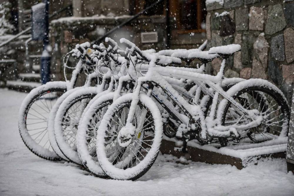 Bike season just might be over in Whistler.... photo from yesterday by Whis.