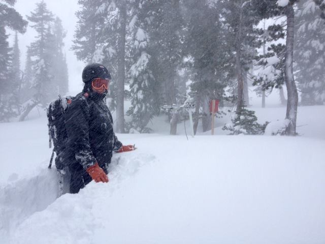 Squaw Valley, CA yesterday. photo: squaw