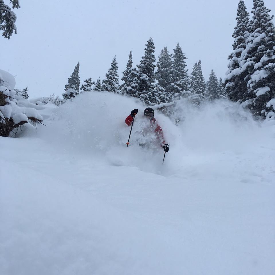 Alta, UT on Dec. 14th, 2015. Skier: Dylan Crossman. Photo: McKenna Peterson.