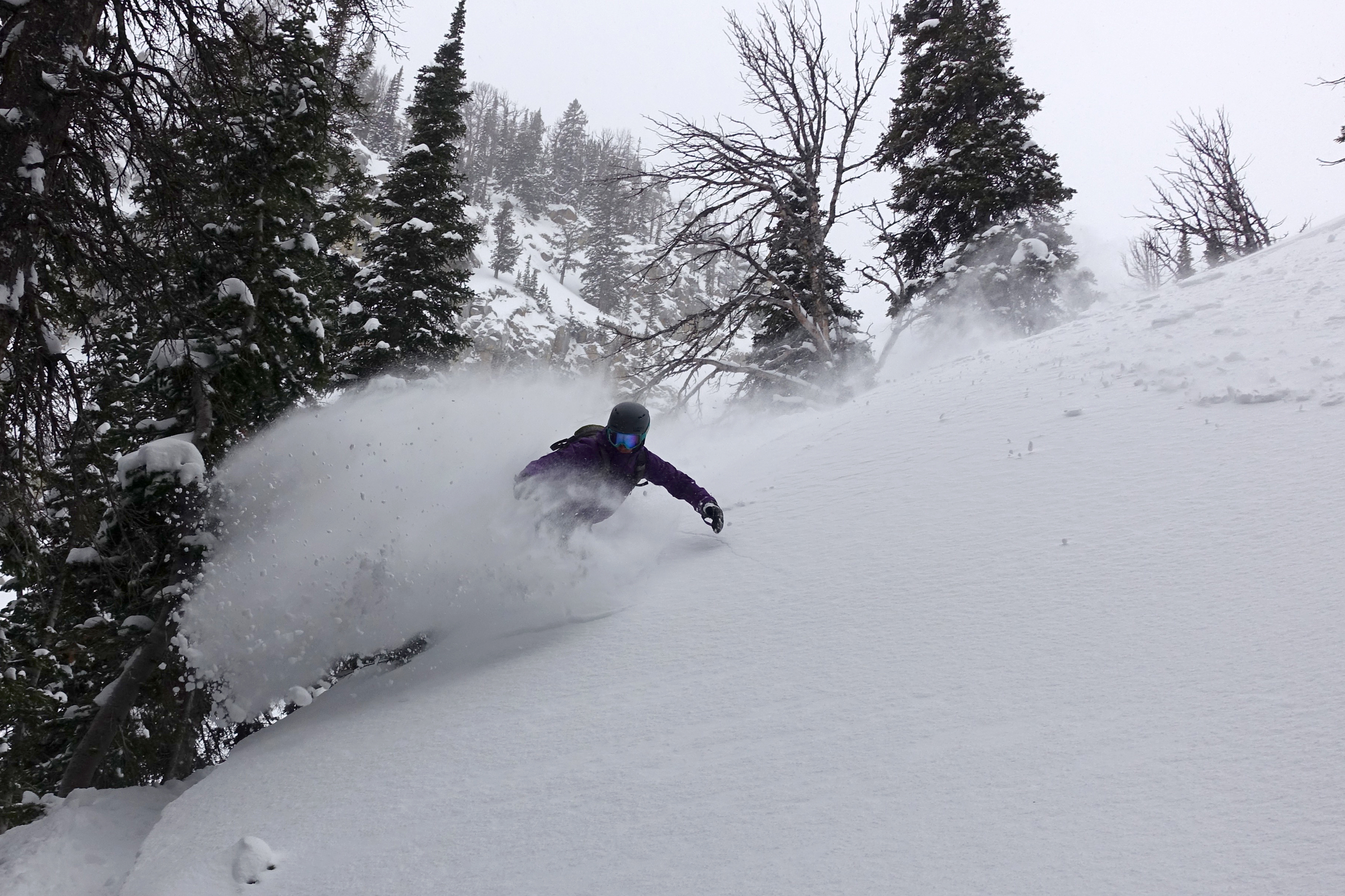 Brent Fullerton enjoying the new snow! 