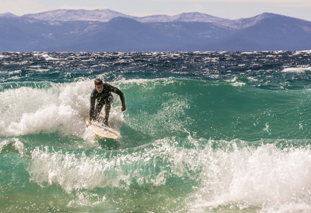 Surfing Lake Tahoe. photo: snceagleseye.com