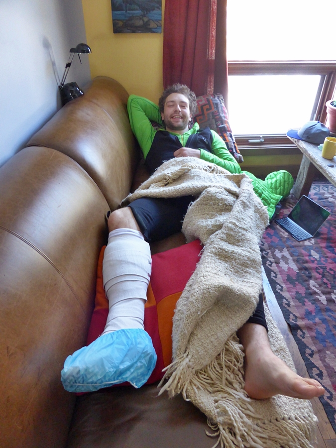 Greg will make a full recovery. photo: nick bullock