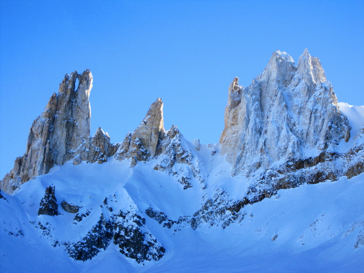 Stunning view of Cerro Torrecillas, one of the sickest peaks in Las Leñas, Argentina.
