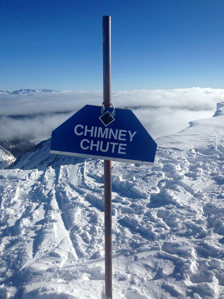 If the sign is blue, it's open. photo: scott gaffney