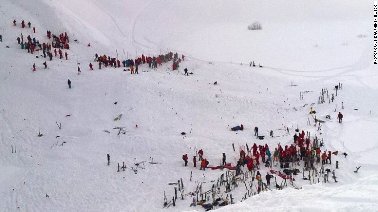 image of the avalanche rescue.