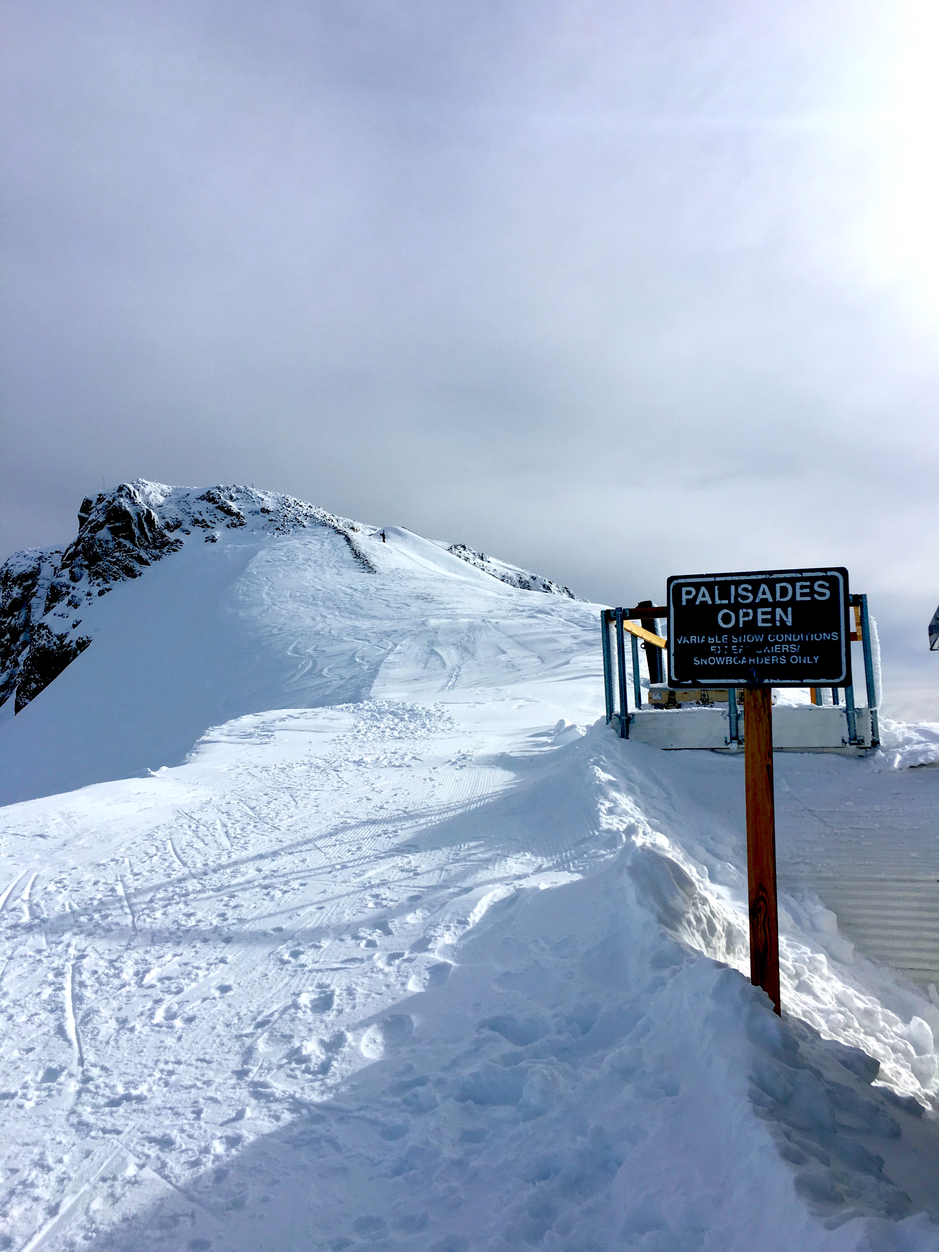 Palisade have been open. photo: snowbrains