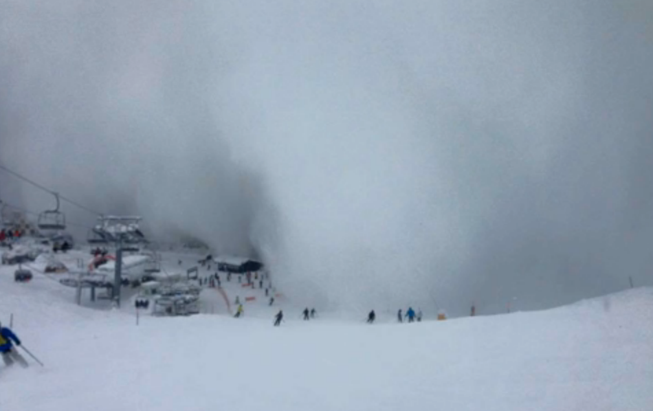 Cervinia, Italy avalanche today. 
