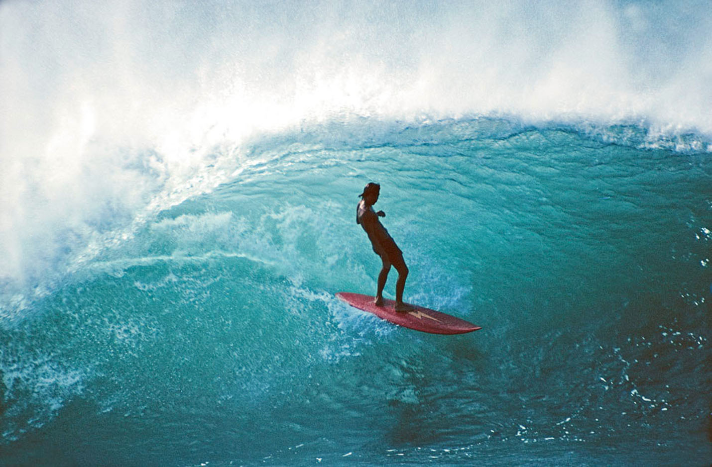 Gerry Lopez at Pipeline, Hawaii in the '70s
