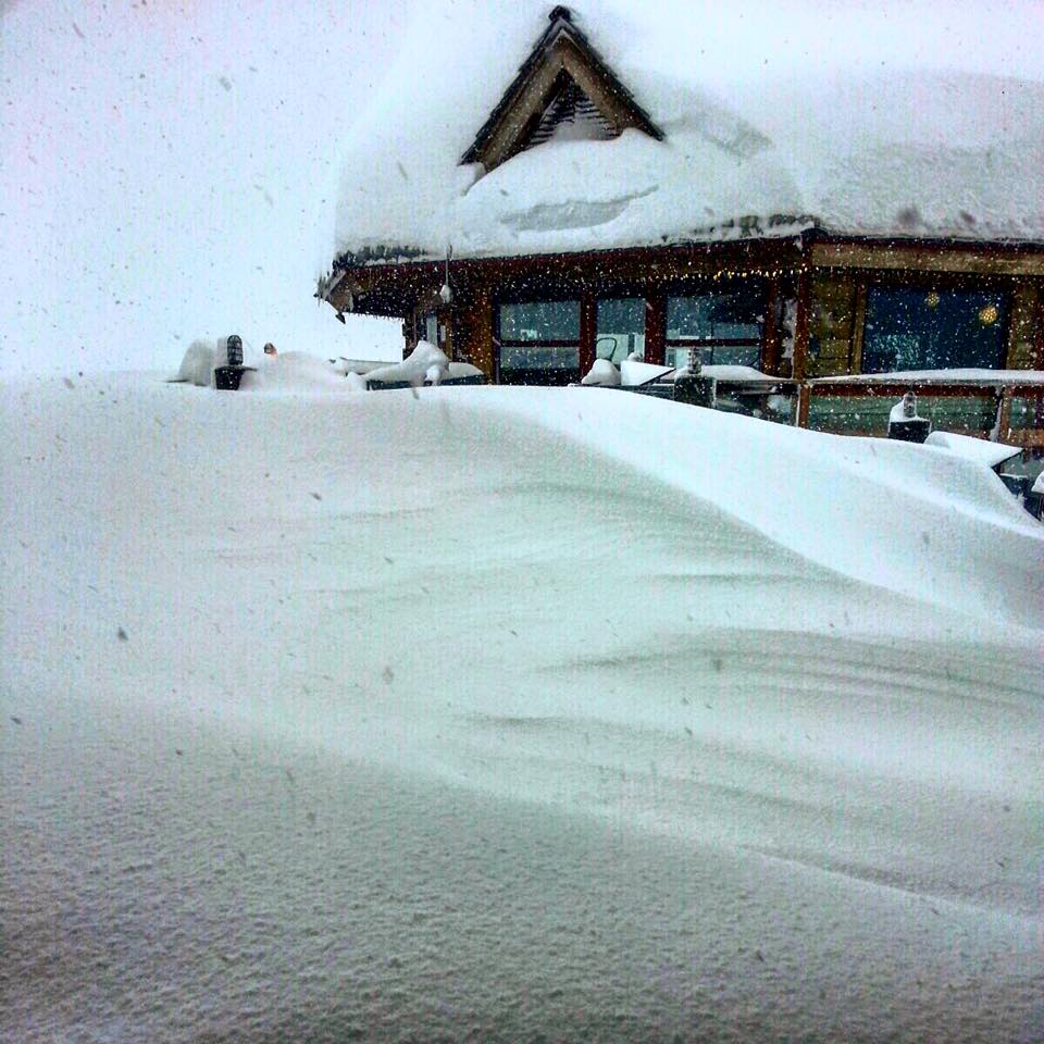 Alyeska, AK buried in 50" of new snow yesterday. photo: alyeska