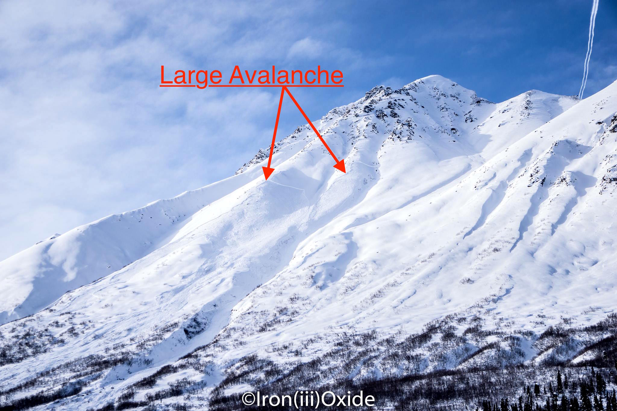 "Fatal avalanche in Eureka area on Saturday, Feb.27th 2016. Probe line can be seen in lower lefthand corner." - CNFAIC