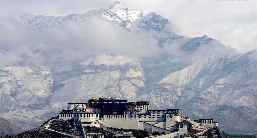 Lhasa, Tibet in winter. image: news.cn