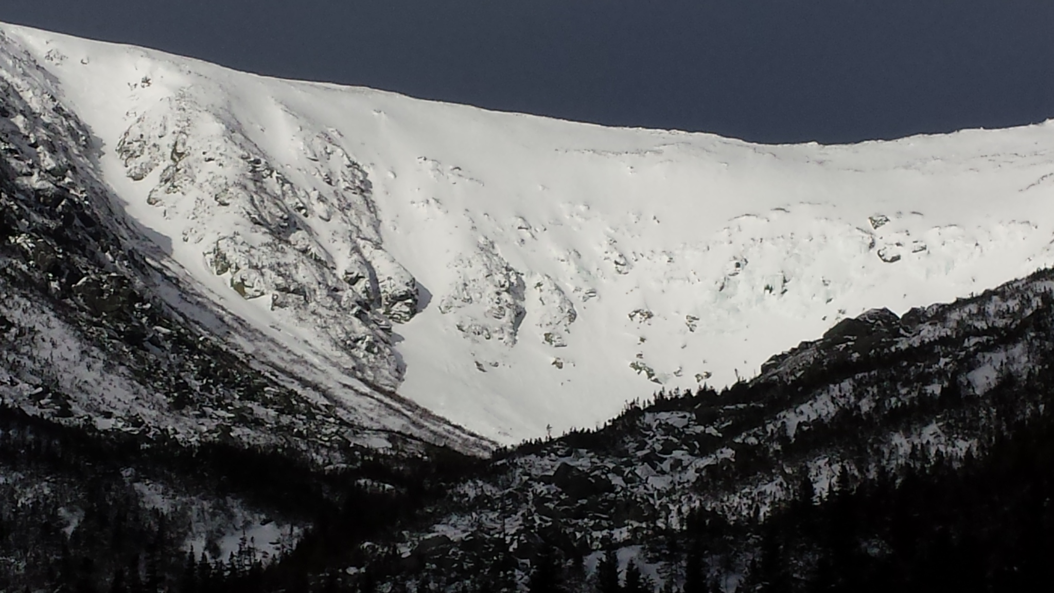 Tuckerman Ravine on Feb. 23rd, 2016.  photo:  mount washington avalanche center