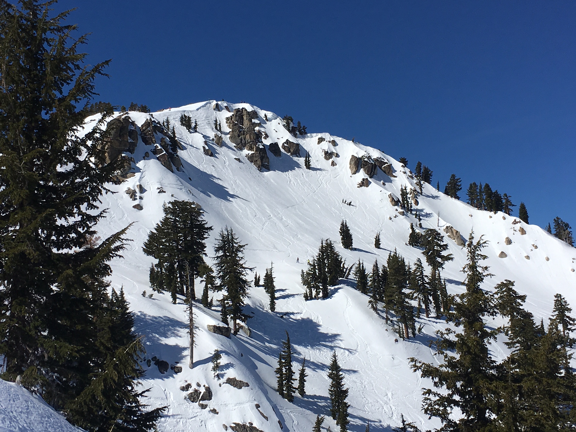 Granite Chief Peak looking good yesterday. photo: snowbrains