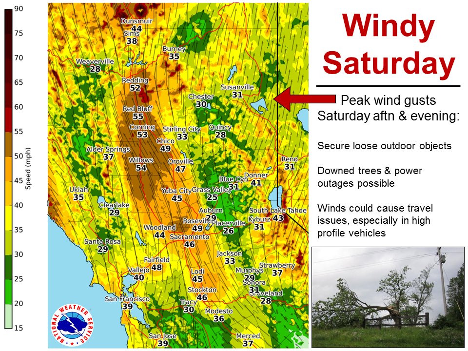 "Hold onto your hats....we expect a very gusty Saturday!" - NOAA Reno, NV today