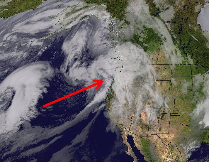 "Here comes the moisture!" - NOAA Seattle, WA today