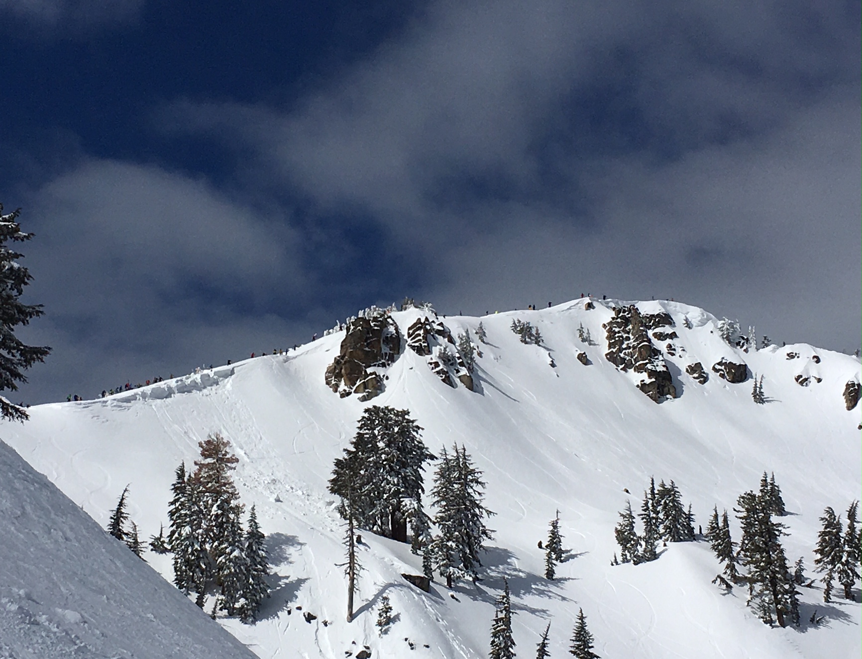 Granite Chief Peak, yesterday. photo: snowbrains